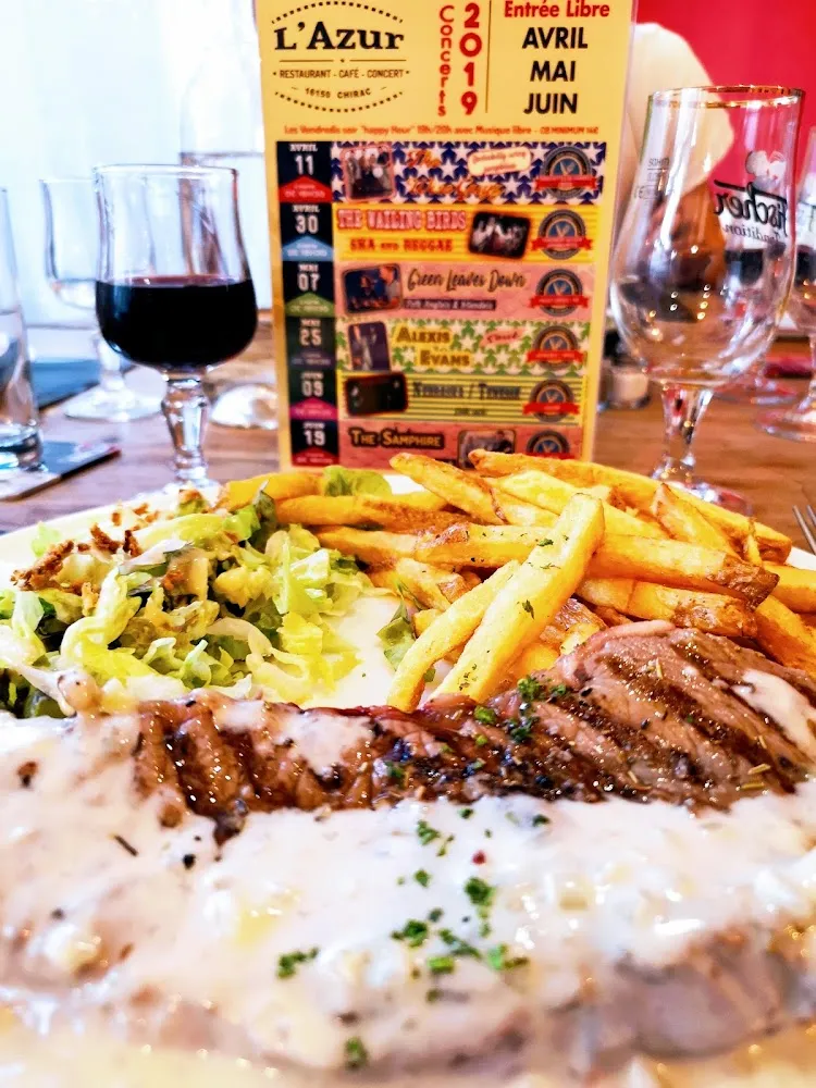 Faux Filet de Bœuf Limousin Sauce Roquefort